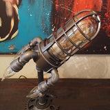 New Bazooka Flame Steampunk Rocket Home Decoration Light