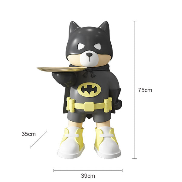 Room Decor Bat Bear Statue Batman