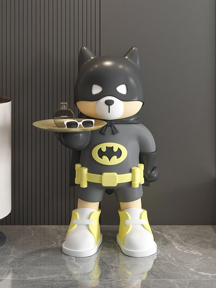 Room Decor Bat Bear Statue Batman