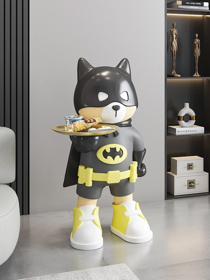 Room Decor Bat Bear Statue Batman