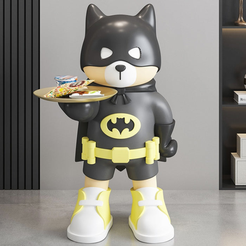 Room Decor Bat Bear Statue Batman