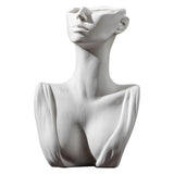 Creative Human Head Face Flower Vase